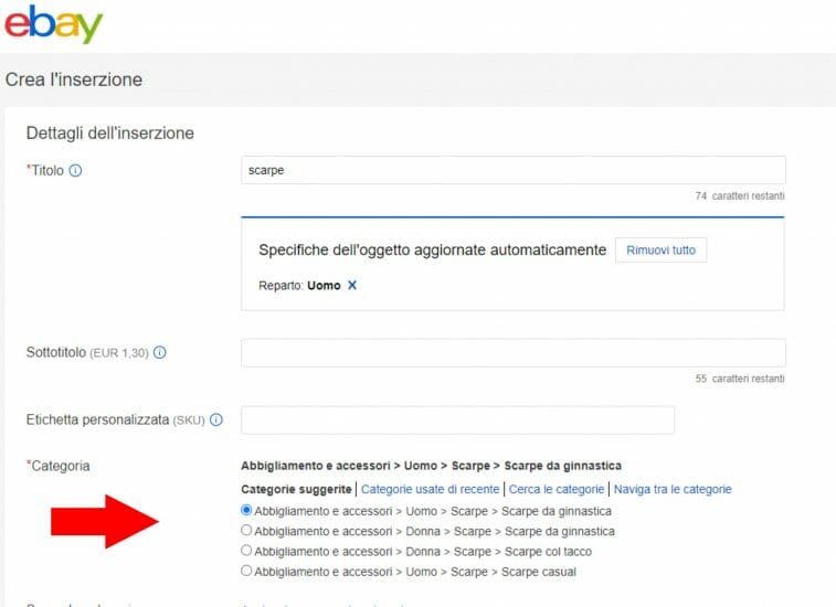 come vendere su ebay